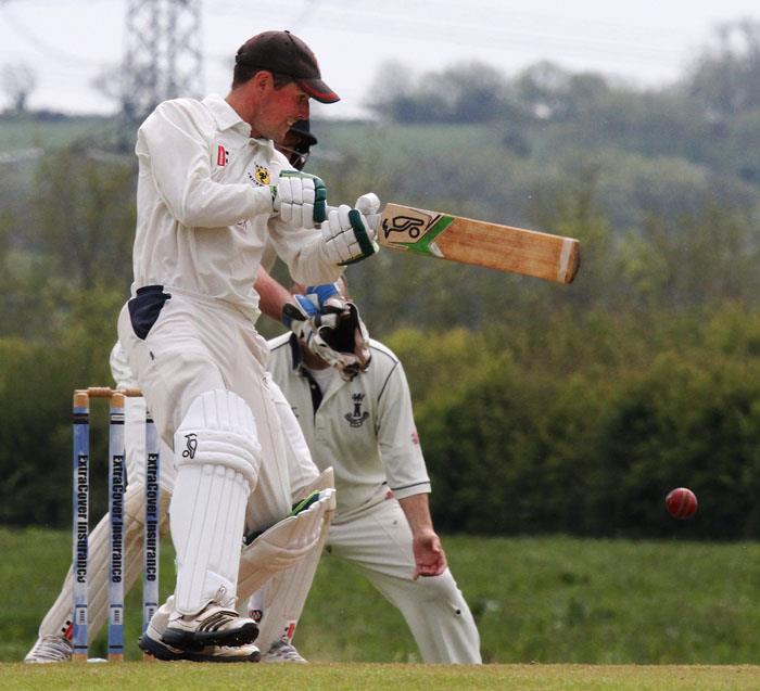 Tim Hicks - a magnificent 142 not out for Carew